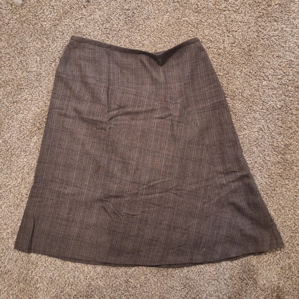 Wool Midi Skirt